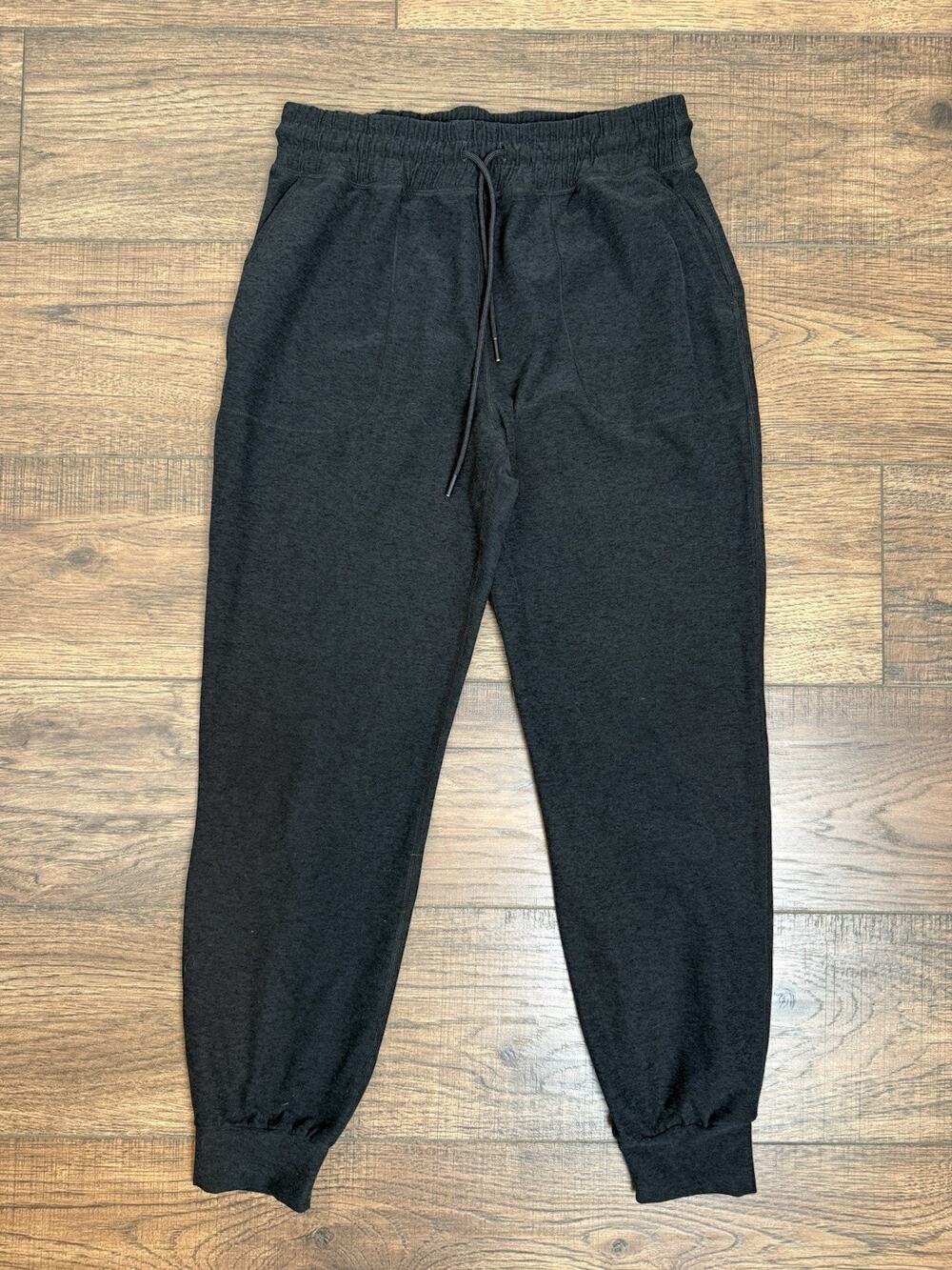 Beyond Yoga Spacedye Midi Jogger Pants Womens Black Stretch Athletic Sz Small